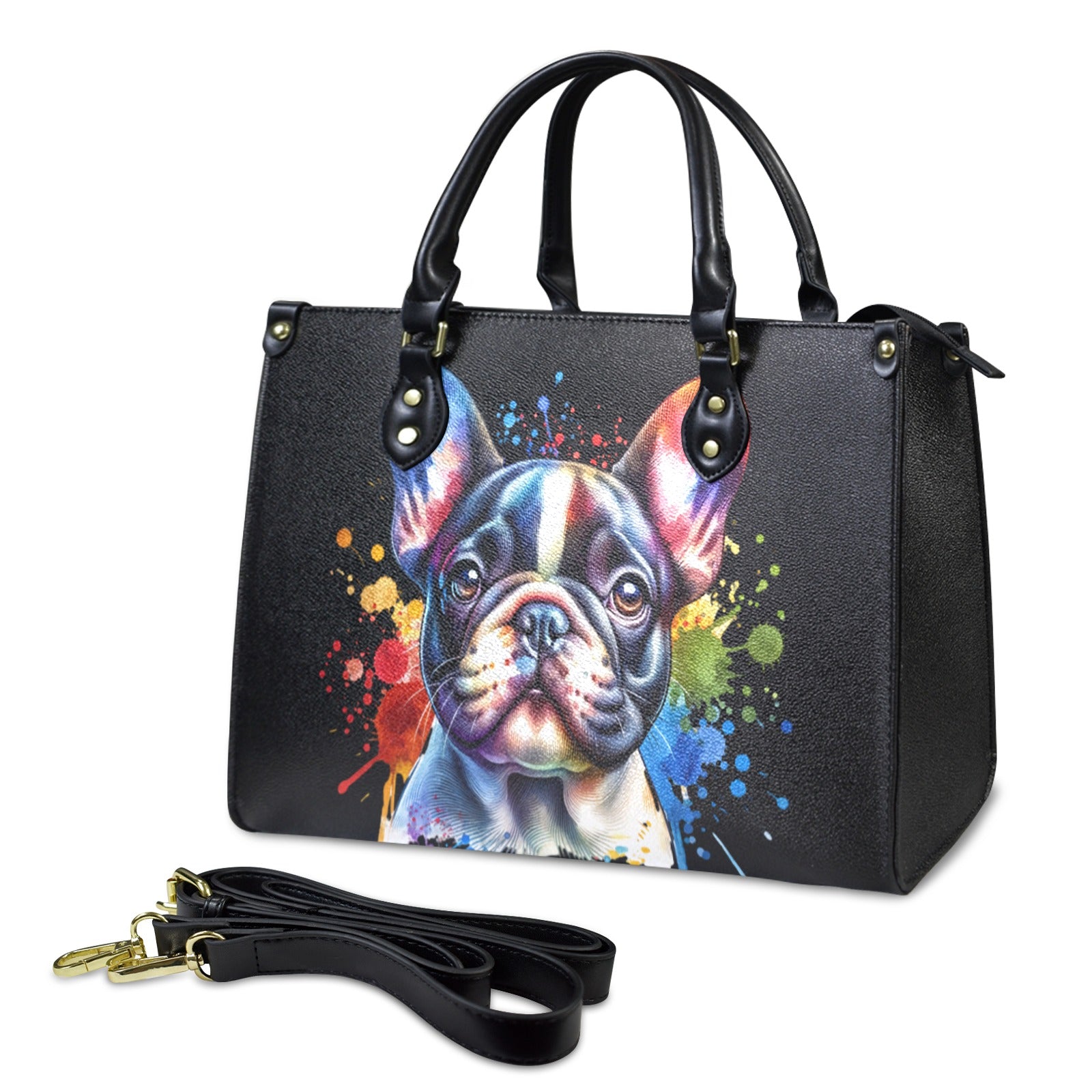 French Bulldog Handbag - Watercolor