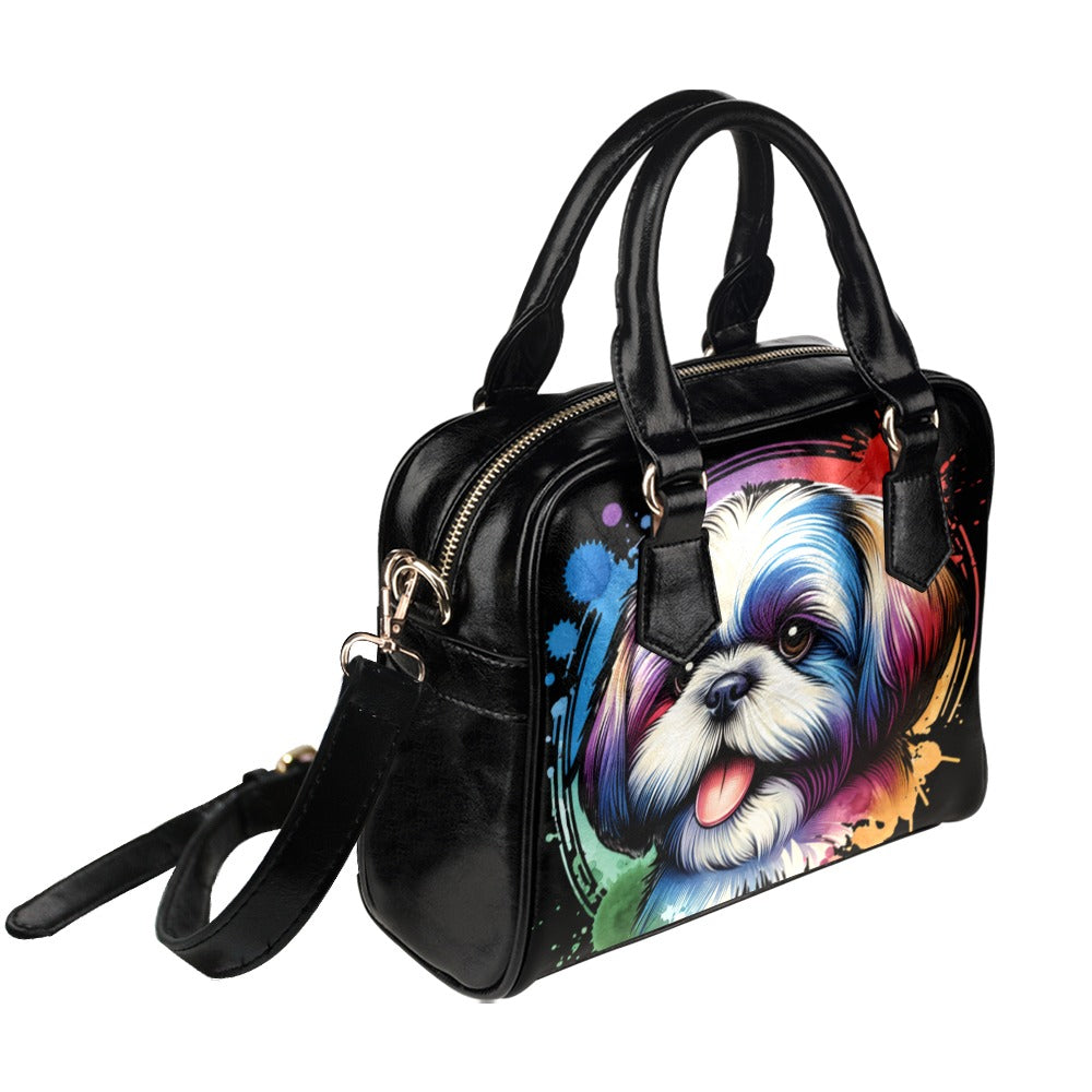 Shih Tzu Shoulder Bag - Watercolor