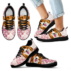 Corgi Floral Sneakers