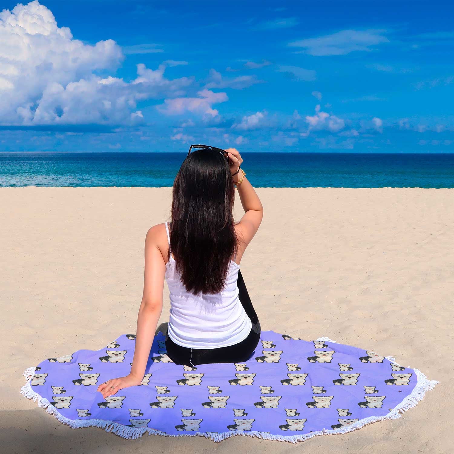 Yorkie Beach Blanket