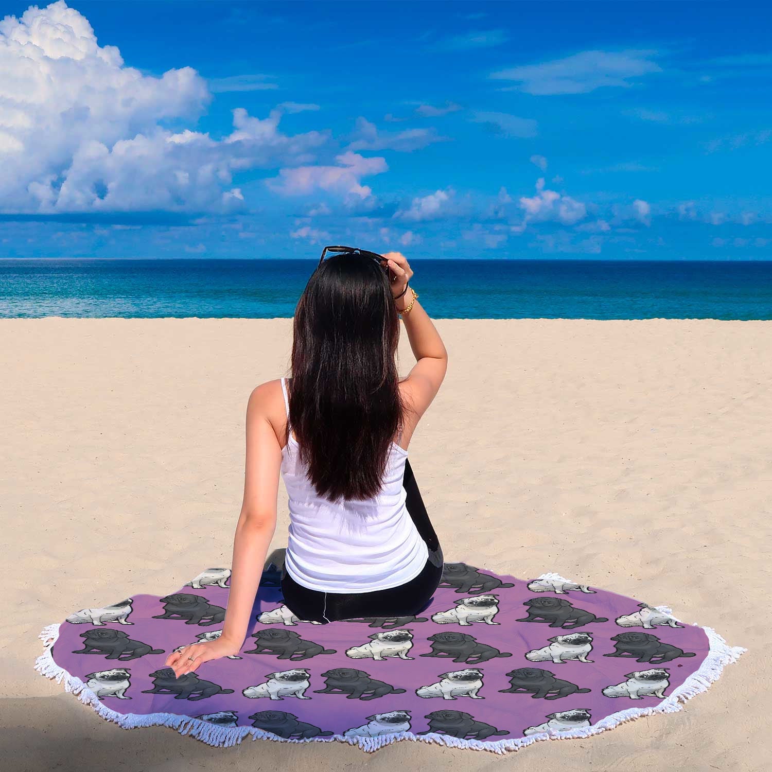 Pug Beach Blanket