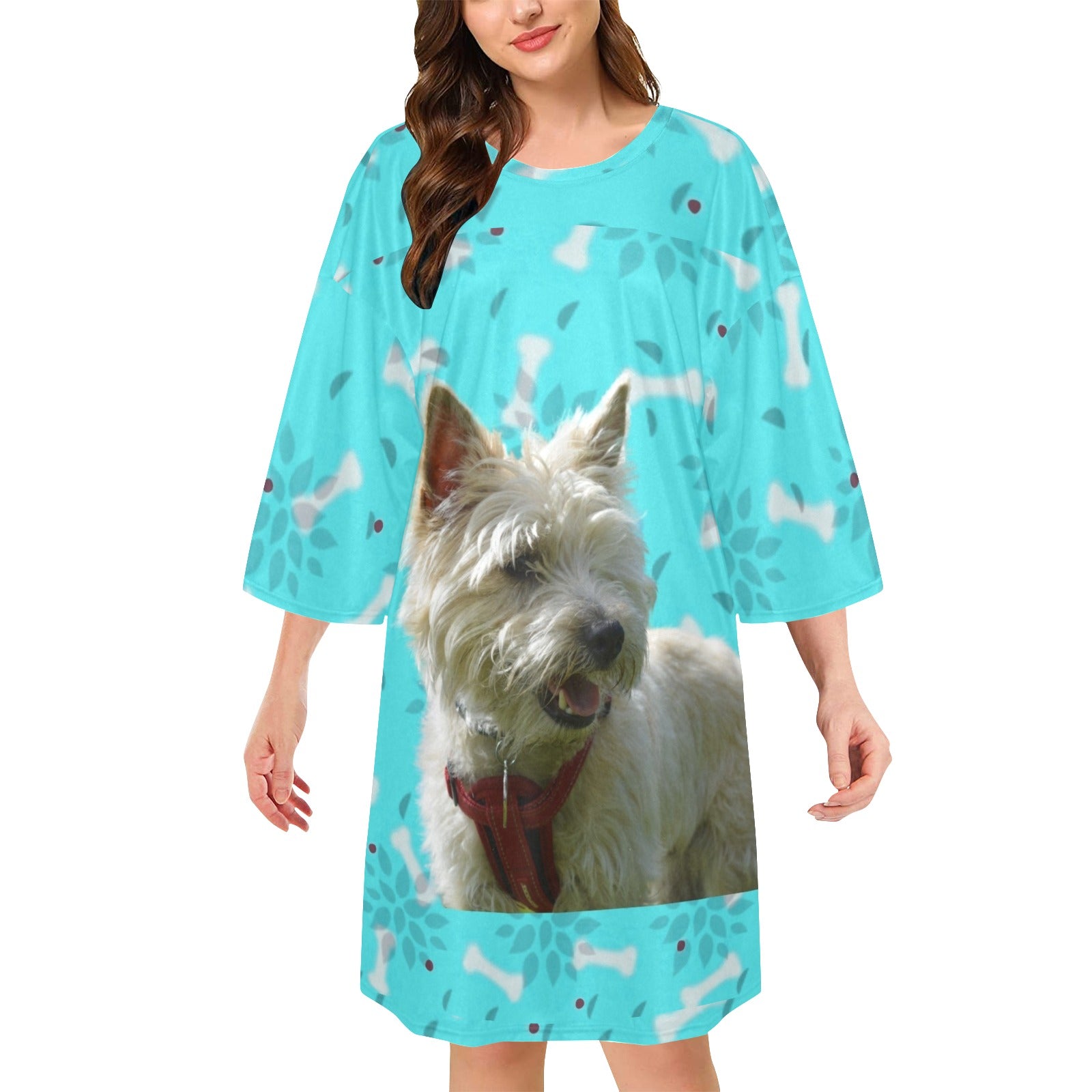 Cairn Terrier Oversized Sleep Shirt