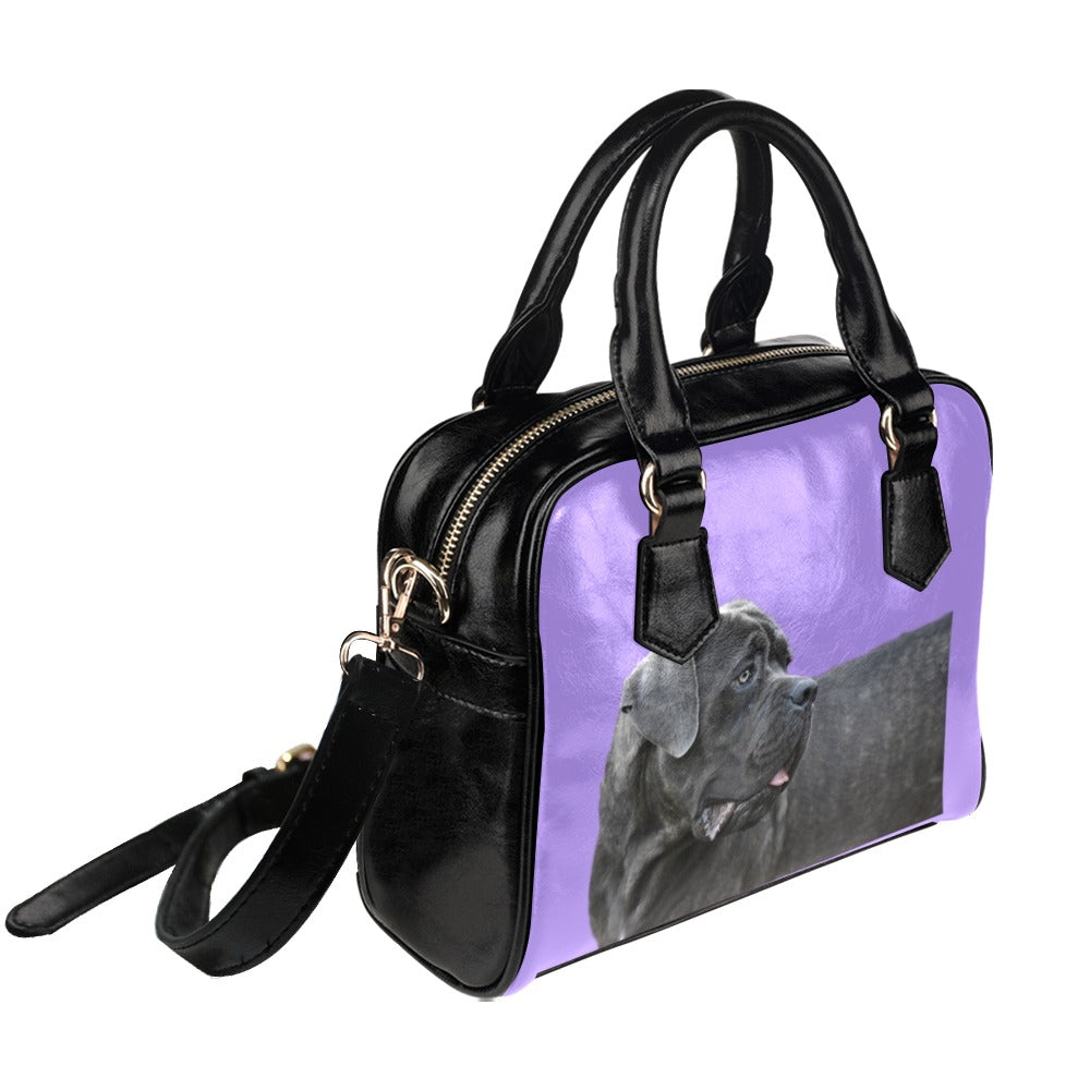 Cane Corso Shoulder Bag - Purple