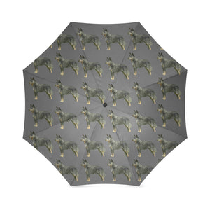 Australian Cattle Dog Umbrella - Grey