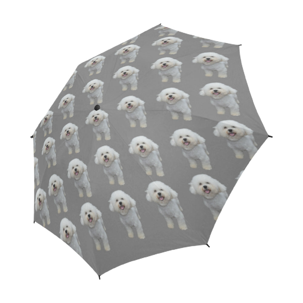 Bichon Umbrella - Grey Semi Auto