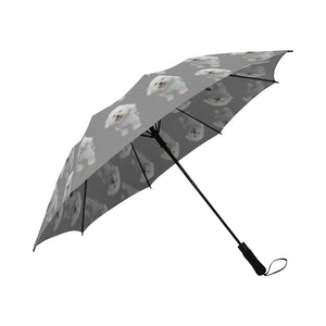 Bichon Umbrella - Grey Semi Auto