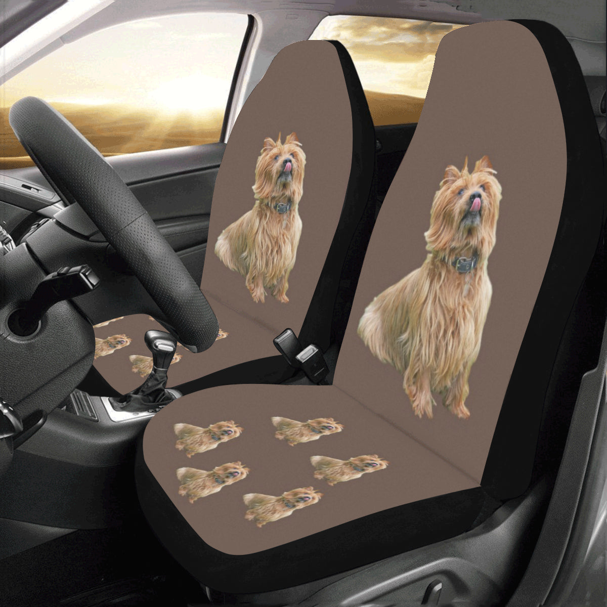 Australian Silky Terrier Car Seat Covers