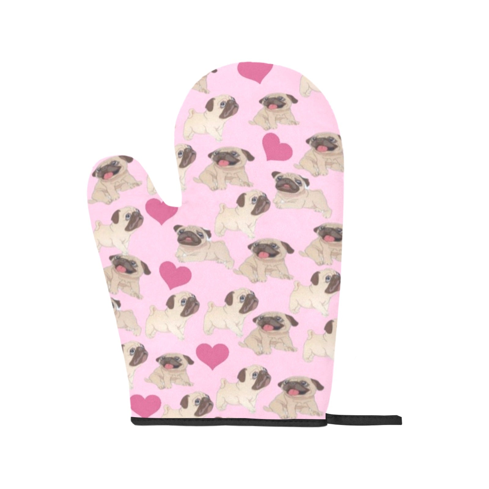 Pug Oven Mitts & Pot Holders (4 Piece Set)