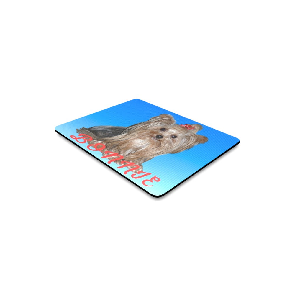 Yorkie Mouse Pad - Bonnie Blue