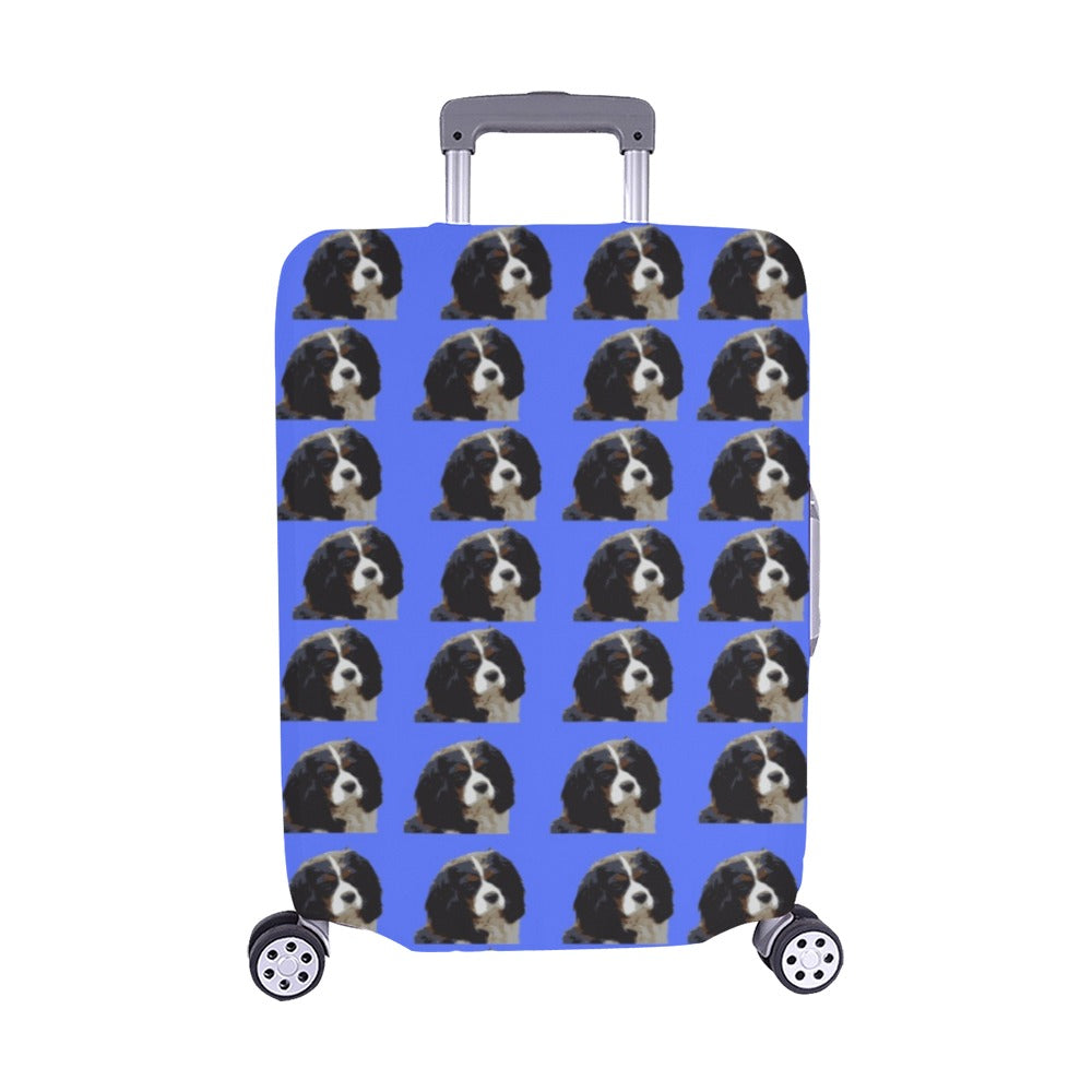 Cavalier King Charles Spaniel Luggage Cover - Tri