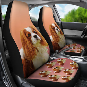 Cavalier King Charles Spaniel Car Seat Cover (Set of 2)