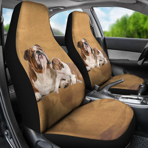 Bulldog Car Seat Cover (Set of 2)