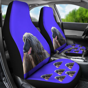 Afghan Hound Car Seat Covers (Set of 2)