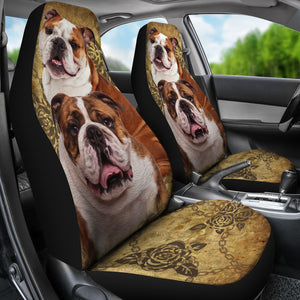 Bulldog Car Seat Covers - 2 (Set of 2)