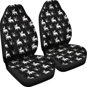 Boston Terrier Car Seat Cover (Set of 2)