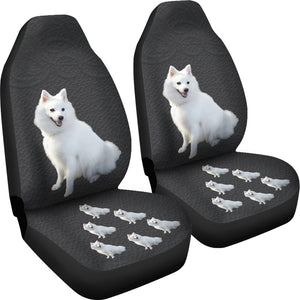 Japanese Spitz Car Seat Covers - Set 0f 2