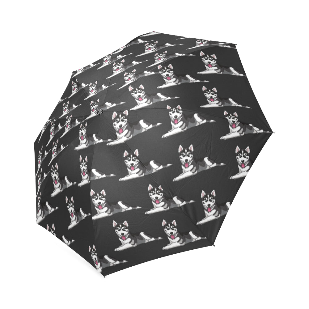 Siberian Husky Umbrella - Cartoon