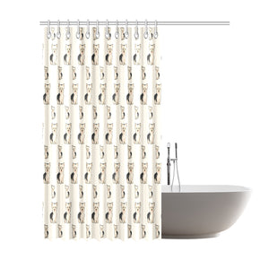 Yorkie Shower Curtain