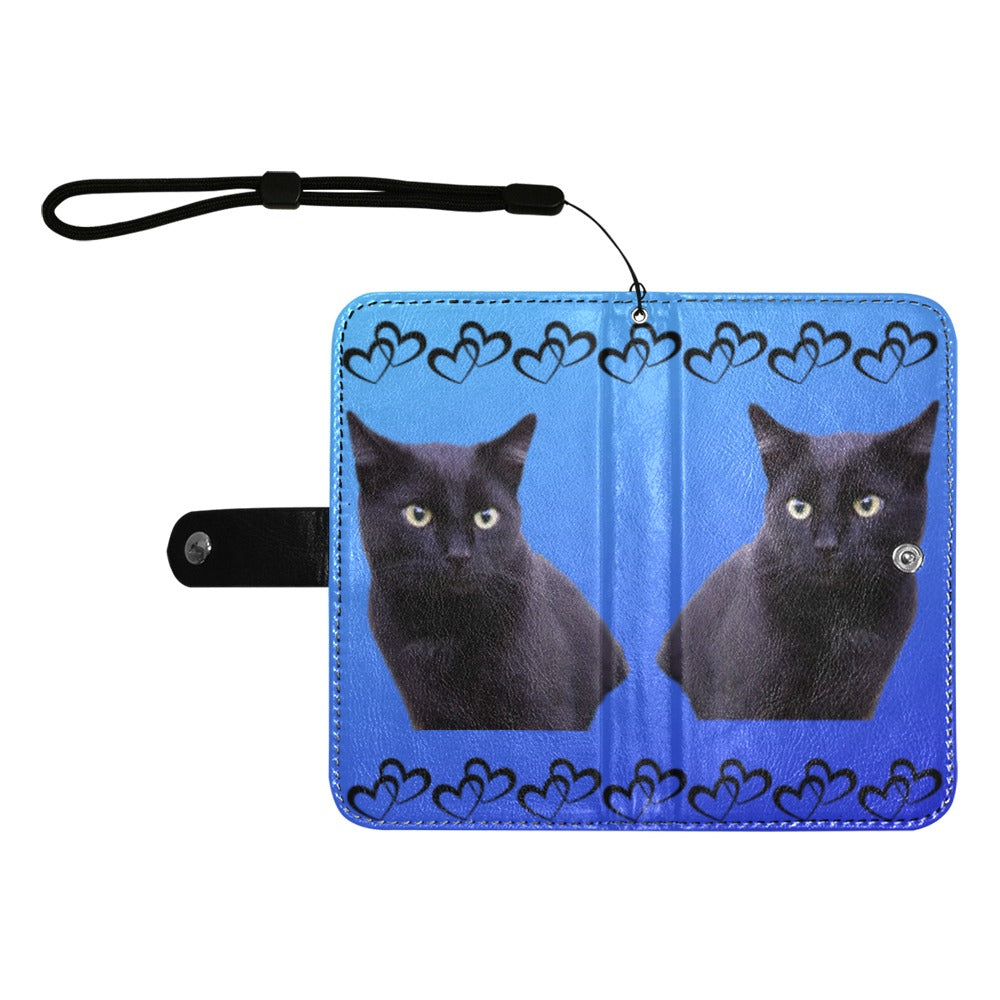Black Cat Phone Case Wallet