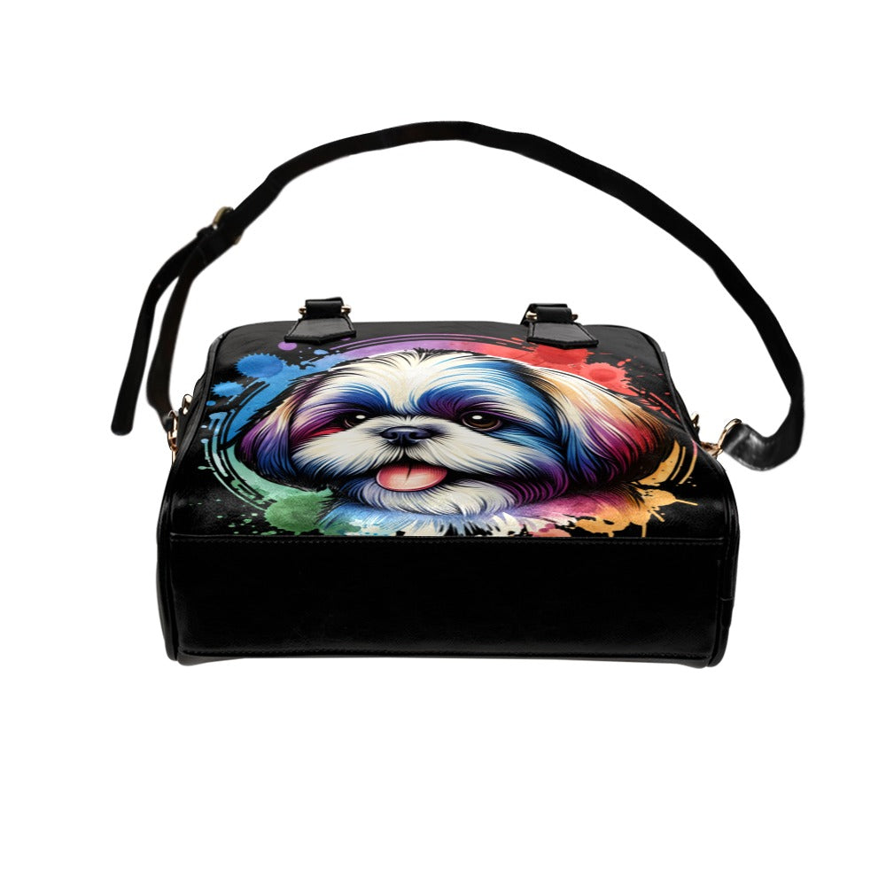 Shih Tzu Shoulder Bag - Watercolor