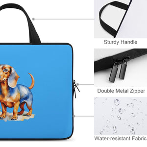 Dachshund Laptop Sleeve (Multiple Sizes) - Watercolor