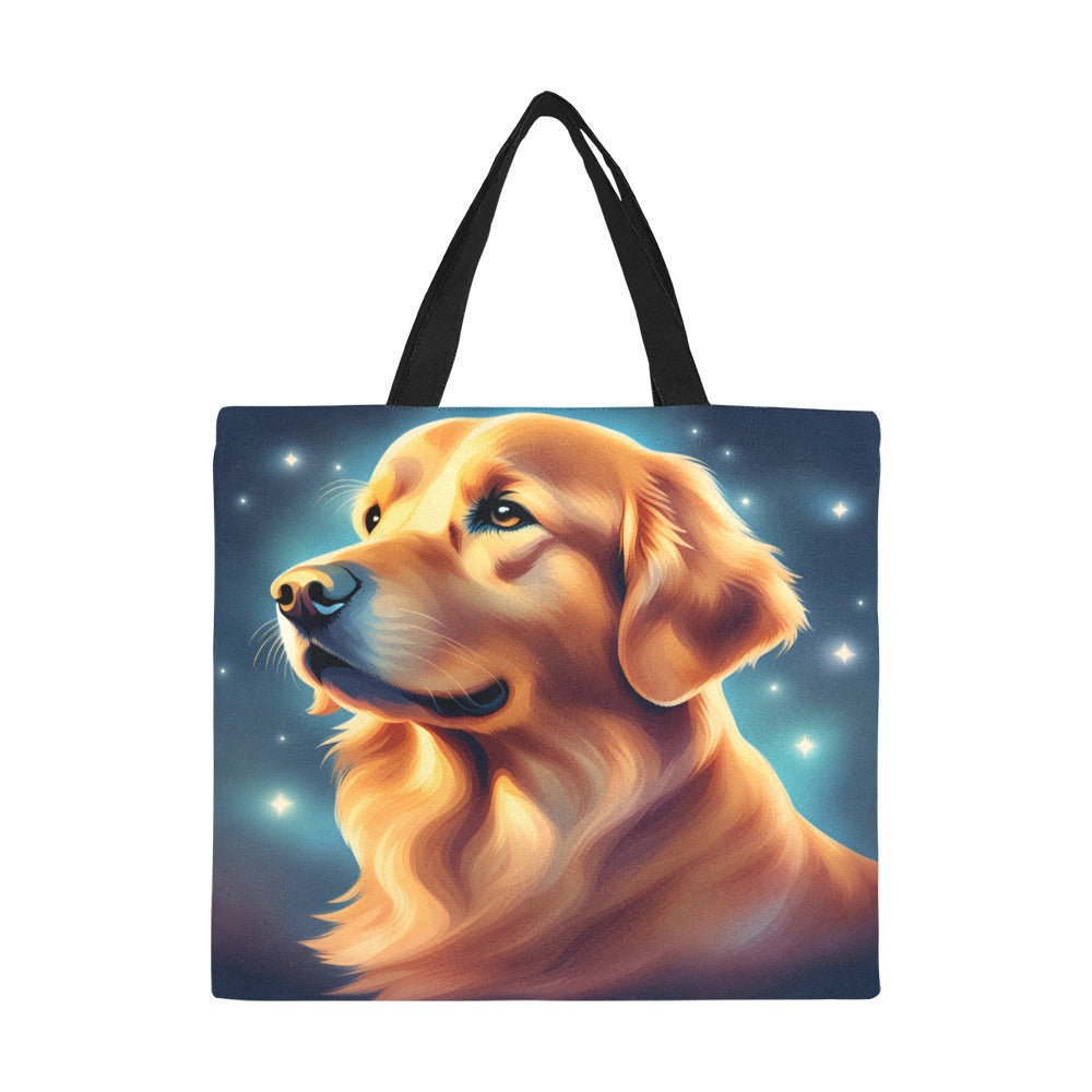 Golden Retriever Canvas Tote Bag