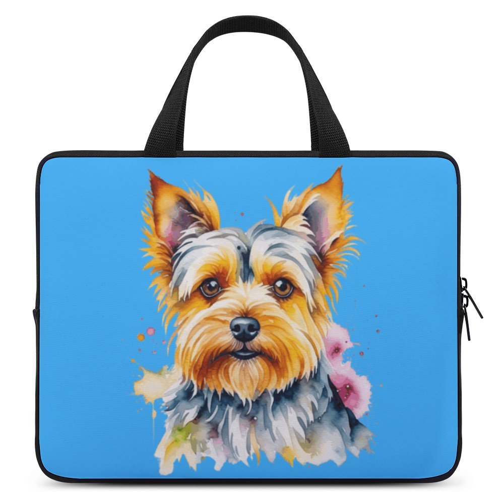 Yorkie Laptop Sleeve (Multiple Sizes) - Watercolor