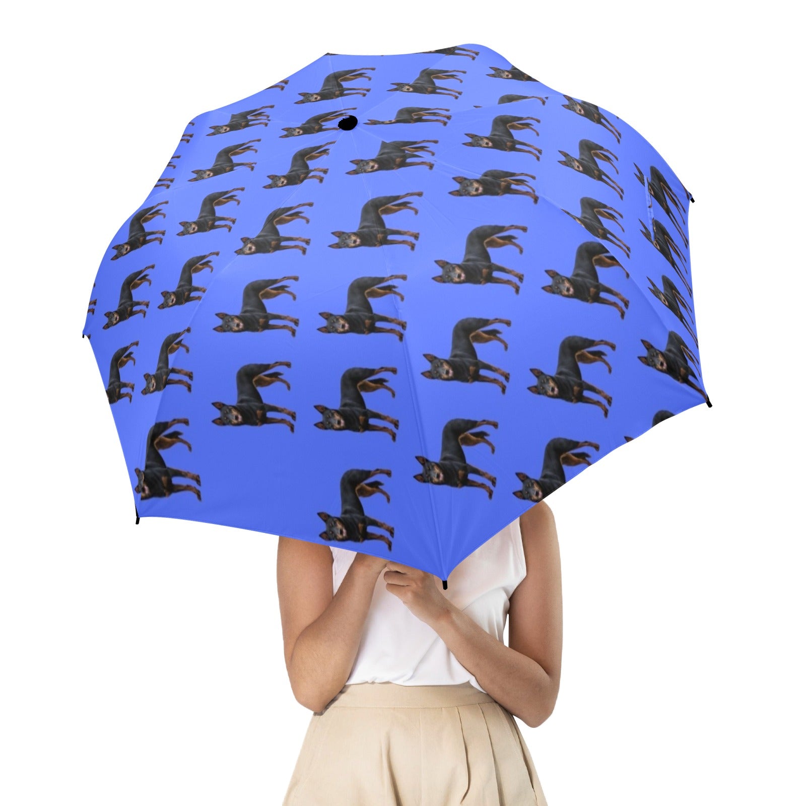 Australian Kelpie Umbrella - Blue