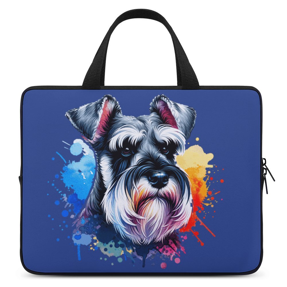 Schnauzer Laptop Sleeve (Multiple Sizes) - Watercolor