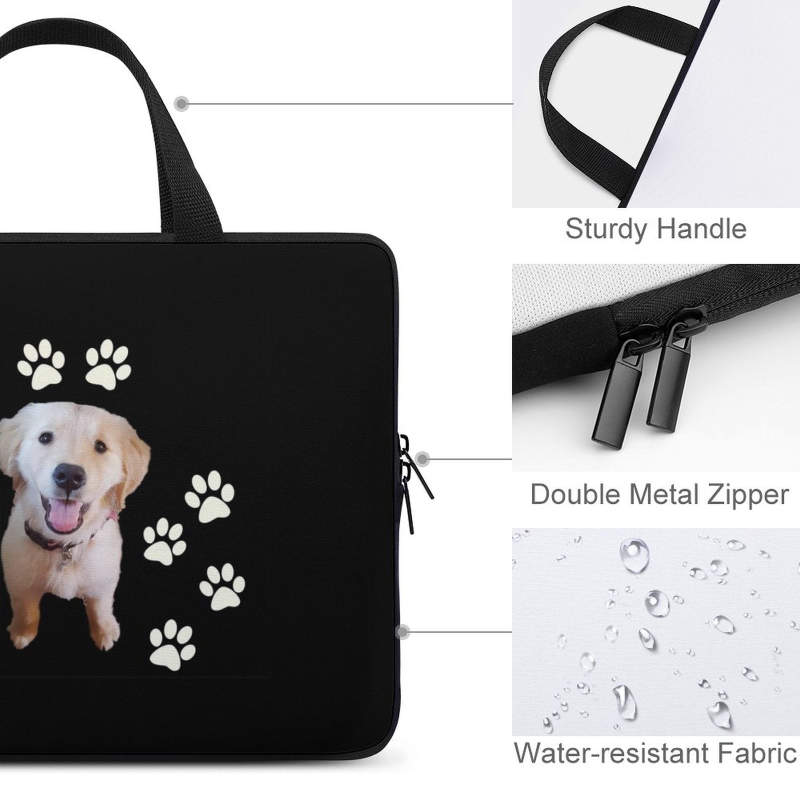 Golden Retriever Laptop Sleeve (Multiple Sizes)