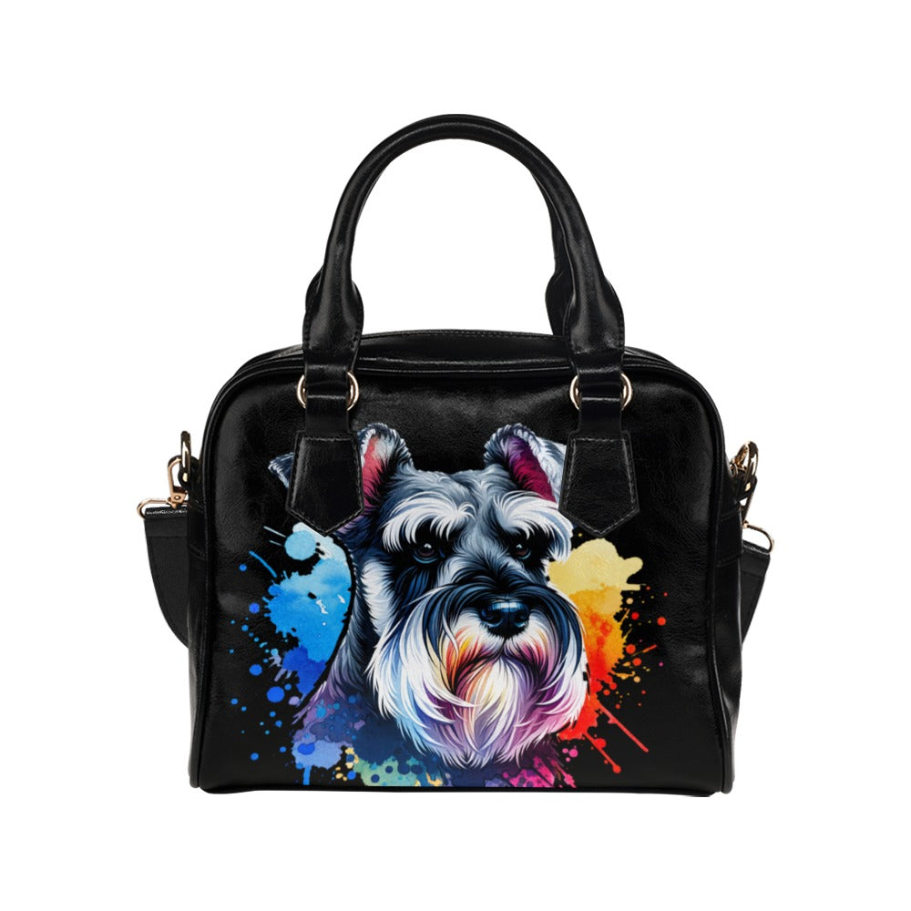 Schnauzer Shoulder Bag - Watercolor