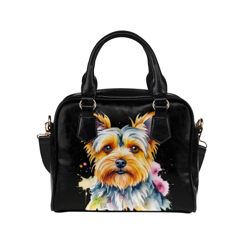 Yorkie Shoulder Bag - Watercolor