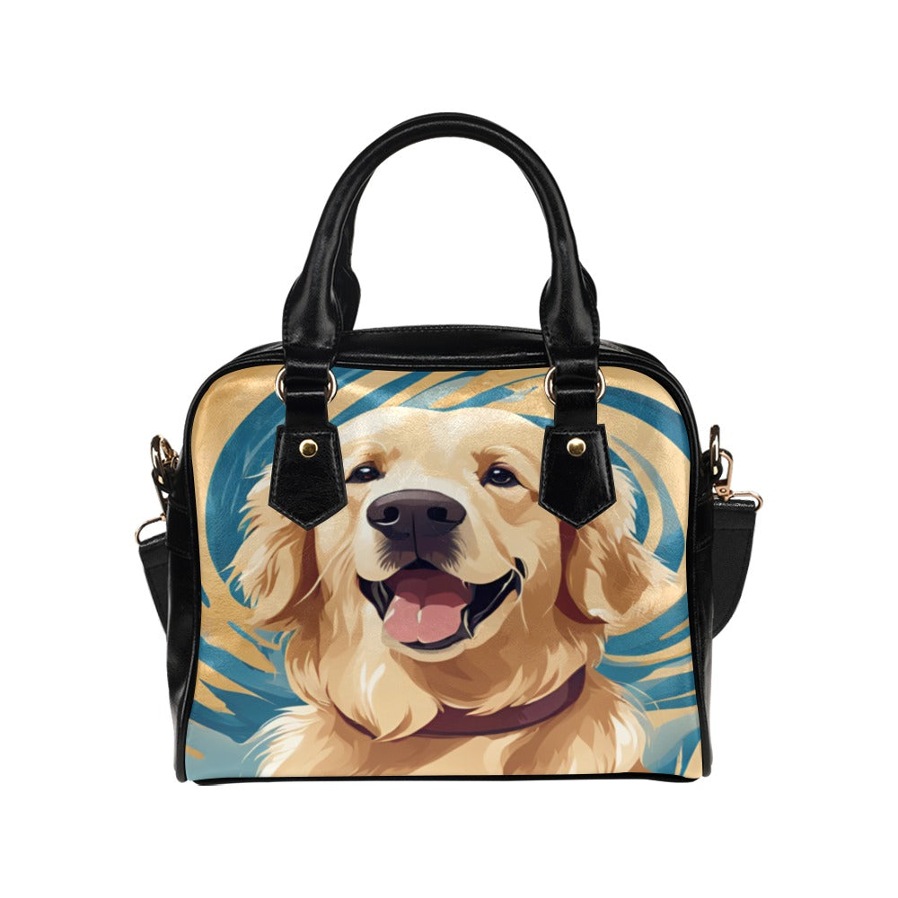 Golden Retriever Shoulder Bag - Swirl