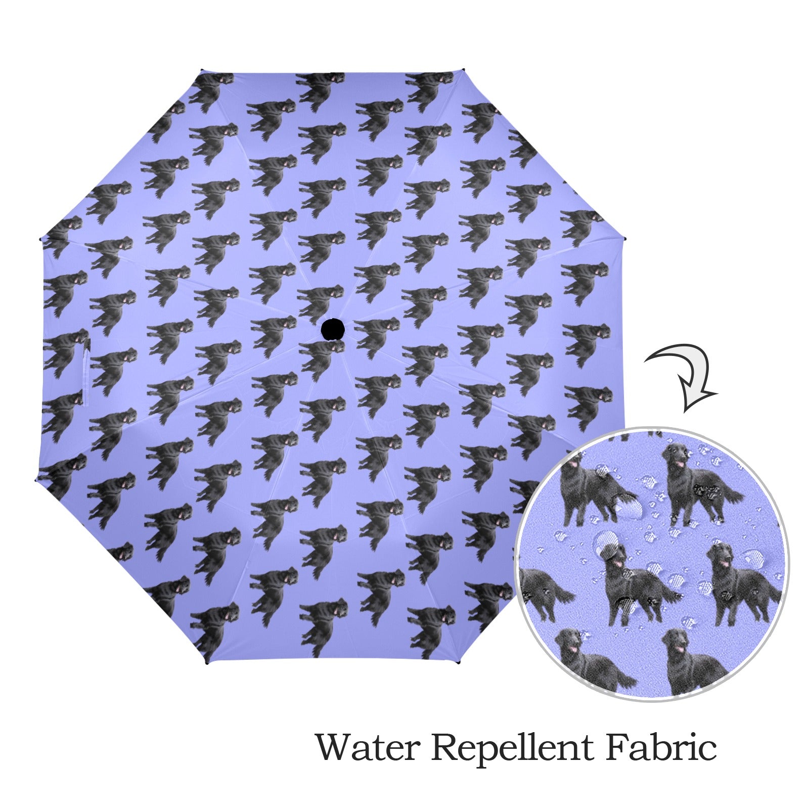 Flat Coat Retriever Umbrella