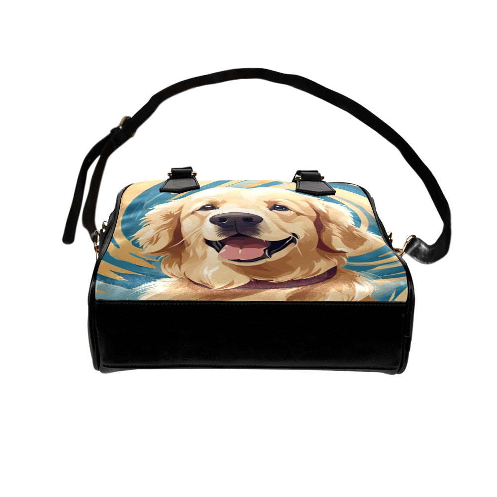 Golden Retriever Shoulder Bag - Swirl