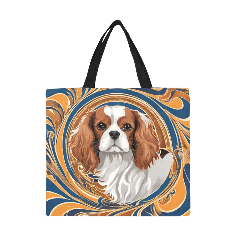 Cavalier King Charles Spaniel Canvas Tote Bag