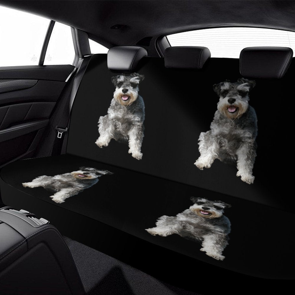 Schnauzer Rear Car Seat Cover