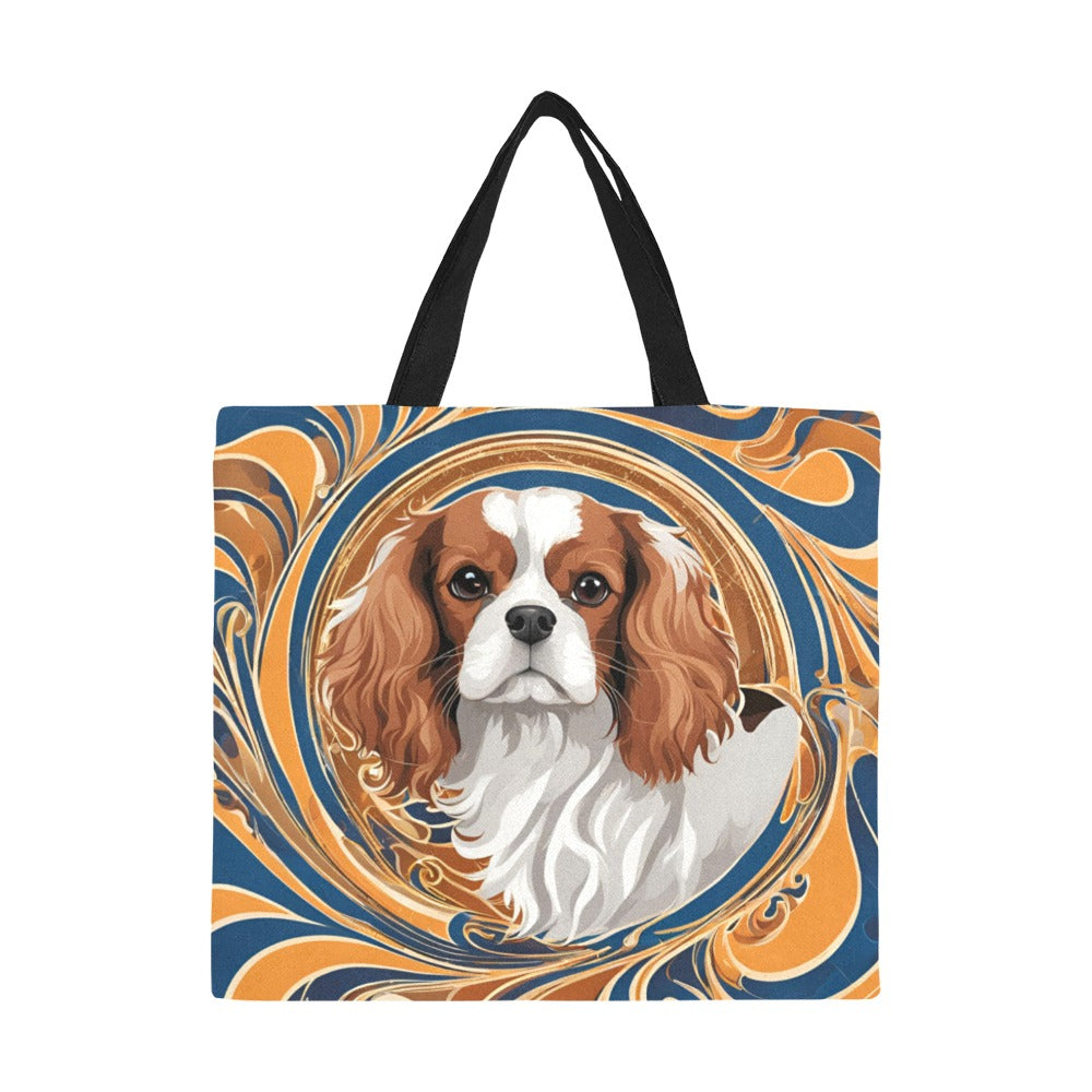 Cavalier King Charles Spaniel Canvas Tote Bag