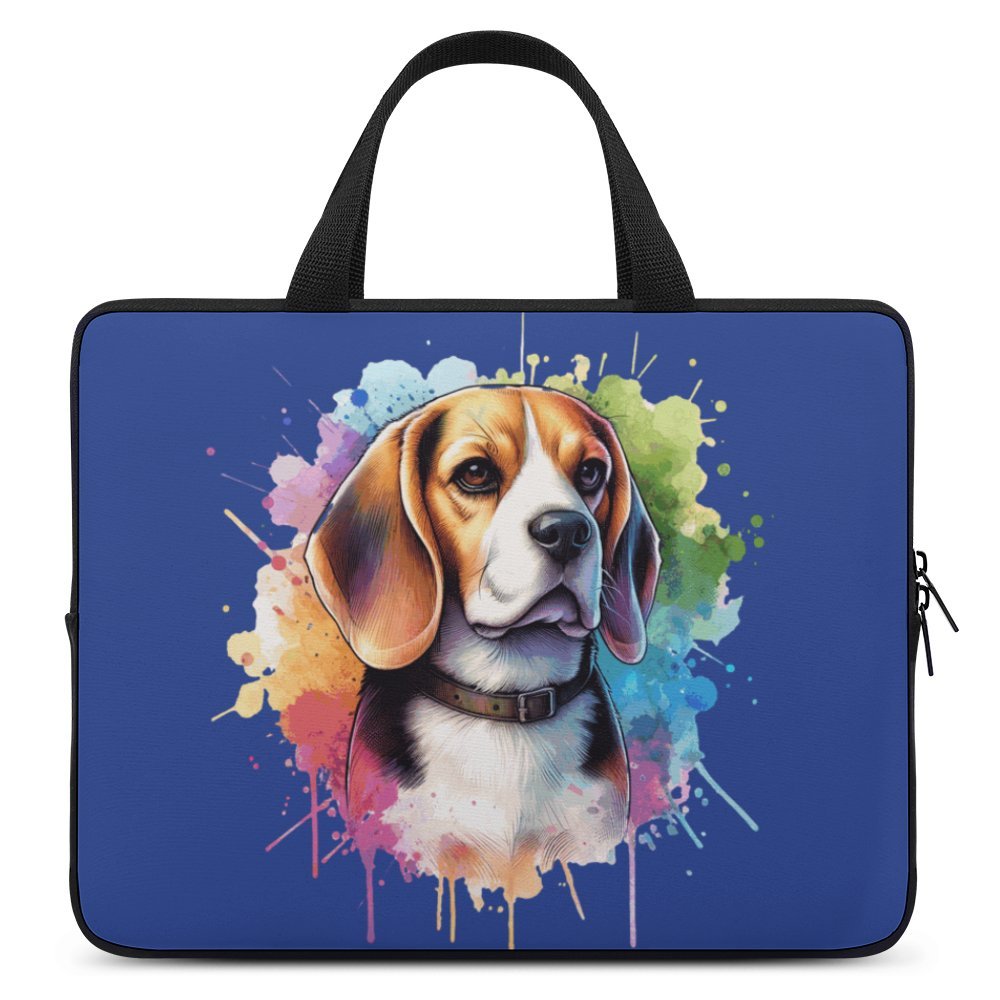 Beagle Laptop Sleeve (Multiple Sizes) - Watercolor