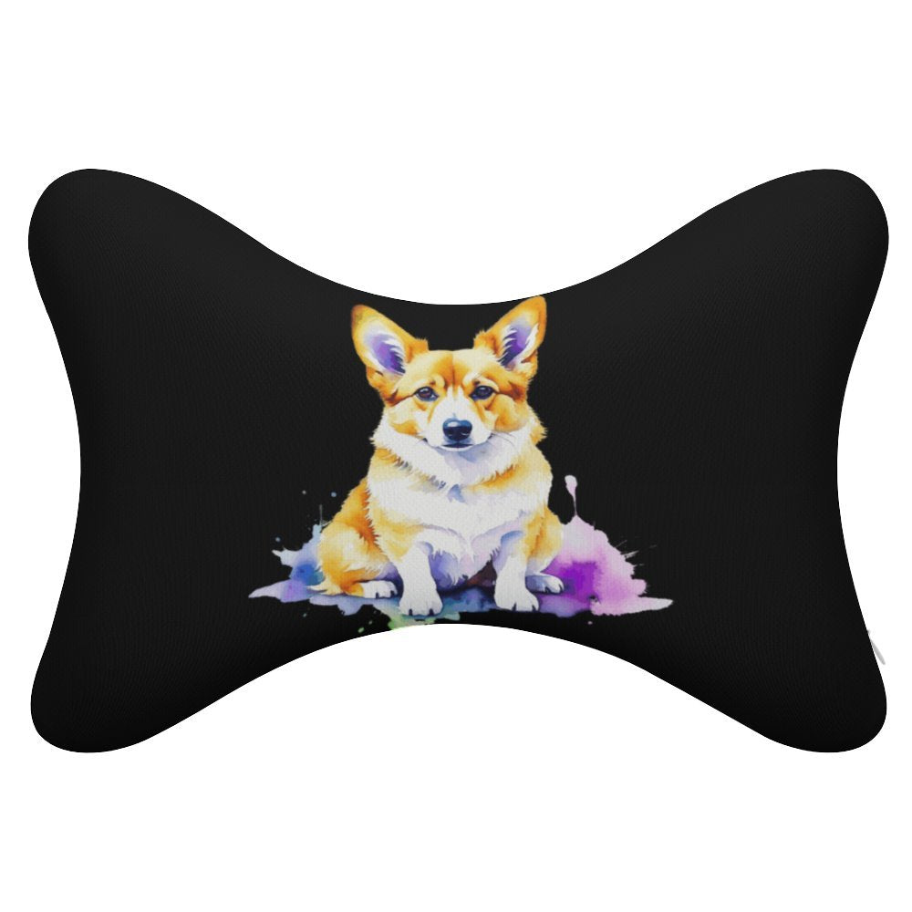 Corgi Car Pillows Set of 2 - Watercolor