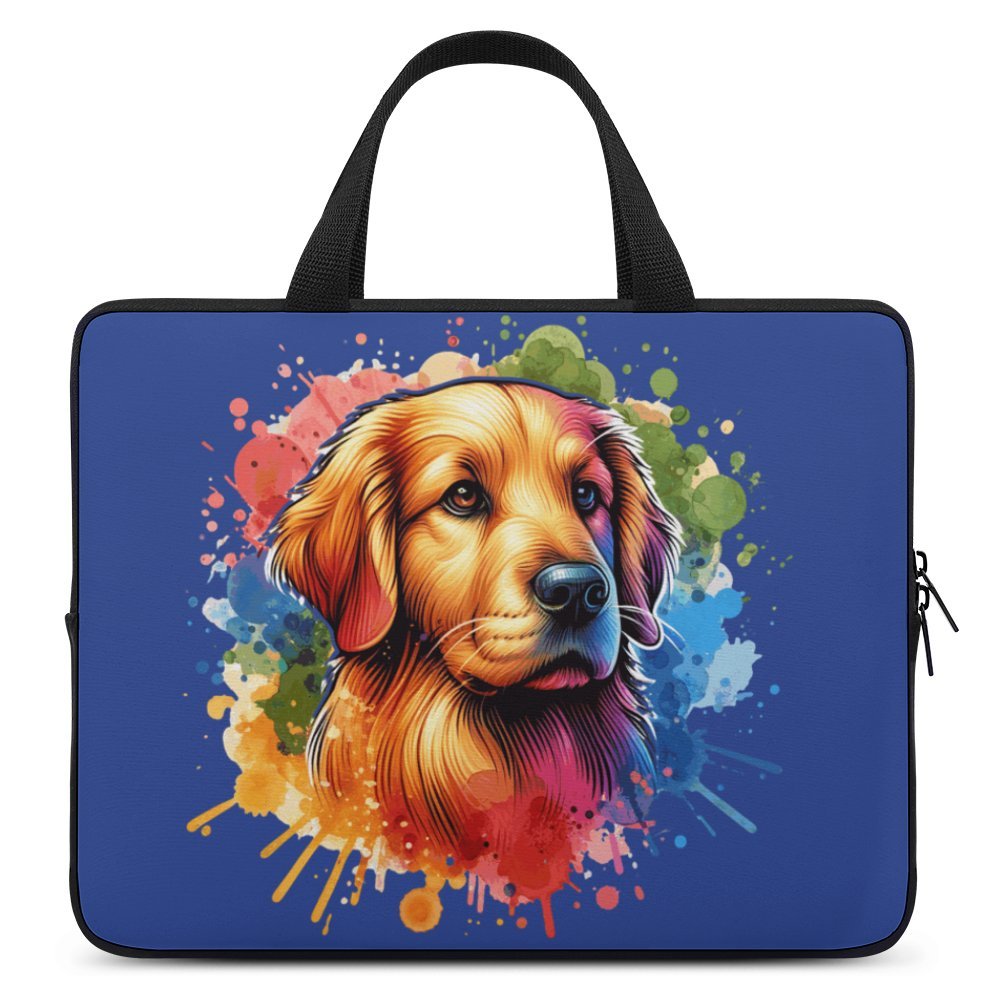 Golden Retriever Laptop Sleeve (Multiple Sizes) - Watercolor