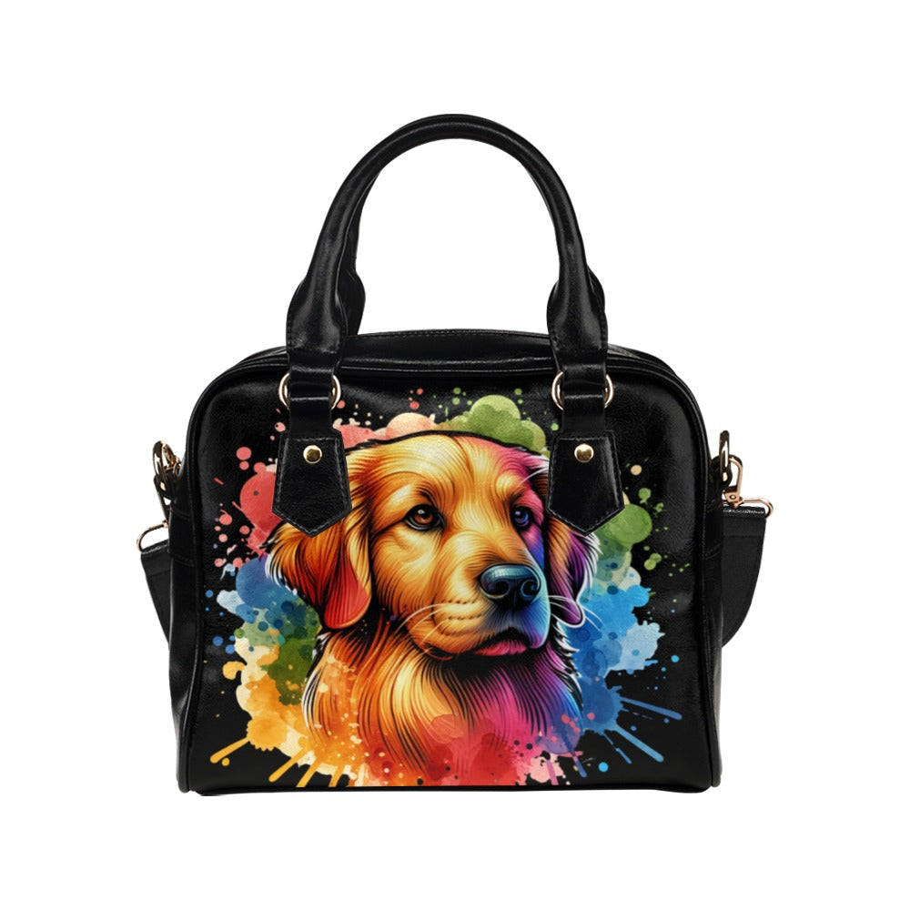 Golden Retriever Shoulder Bag - Watercolor