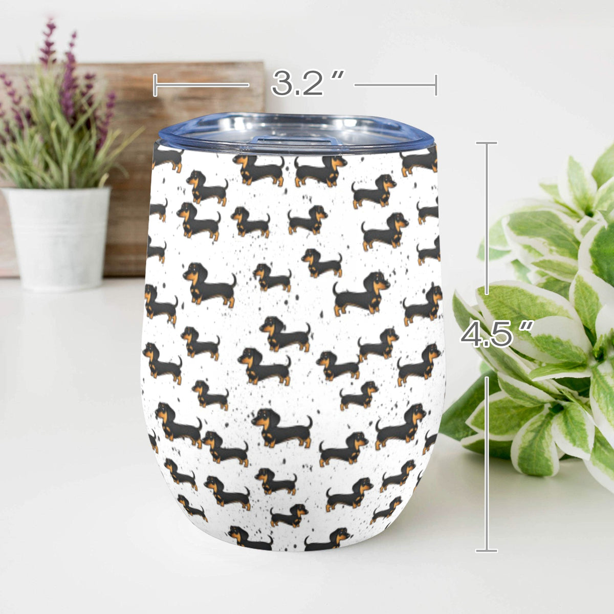 Dachshund Wine Tumbler