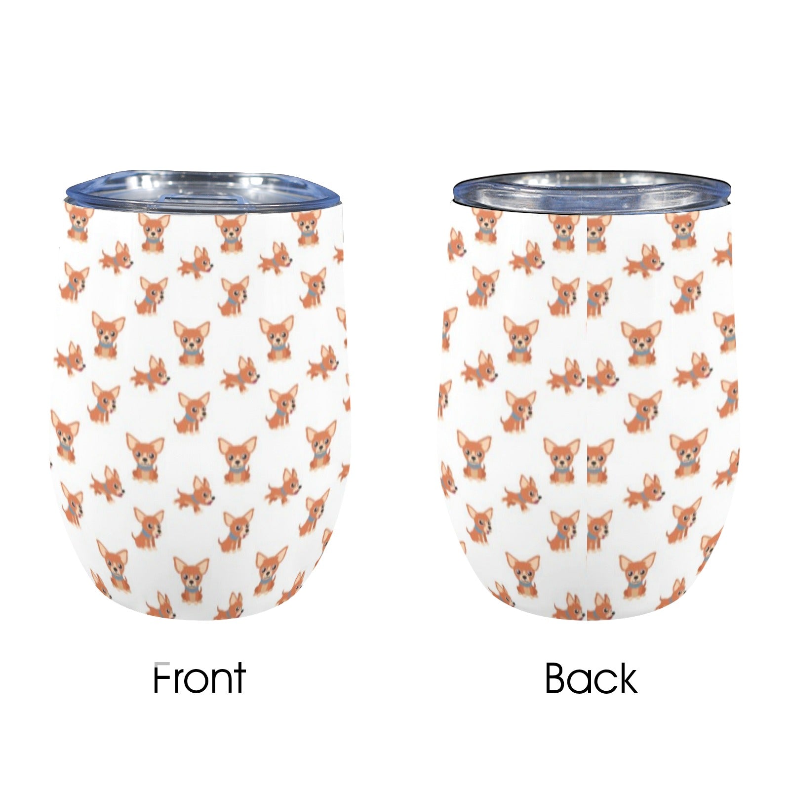 Chihuahua Wine Tumbler