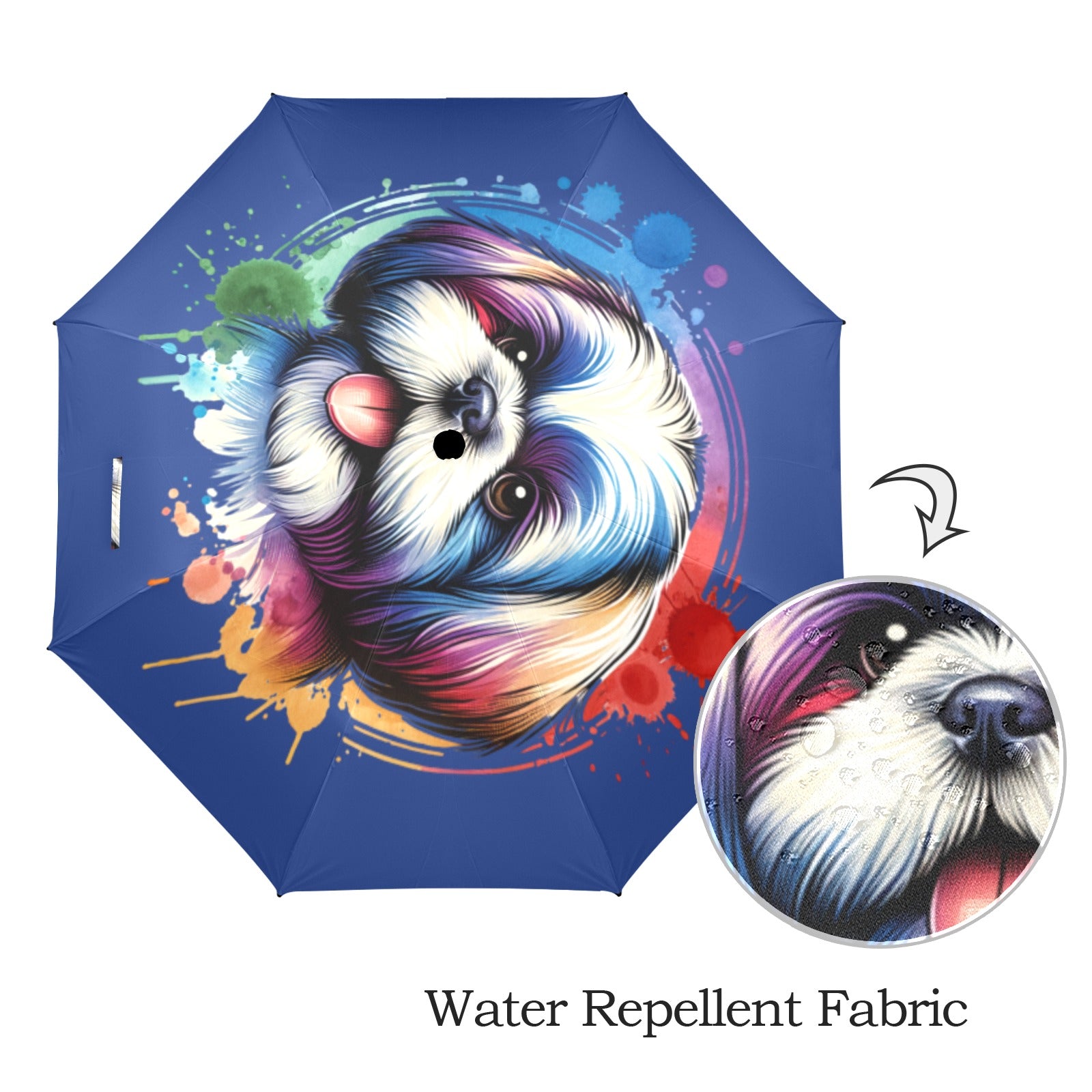 Shih Tzu Umbrella - Watercolor