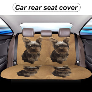 Yorkie Puppy Rear Car Seat Cover