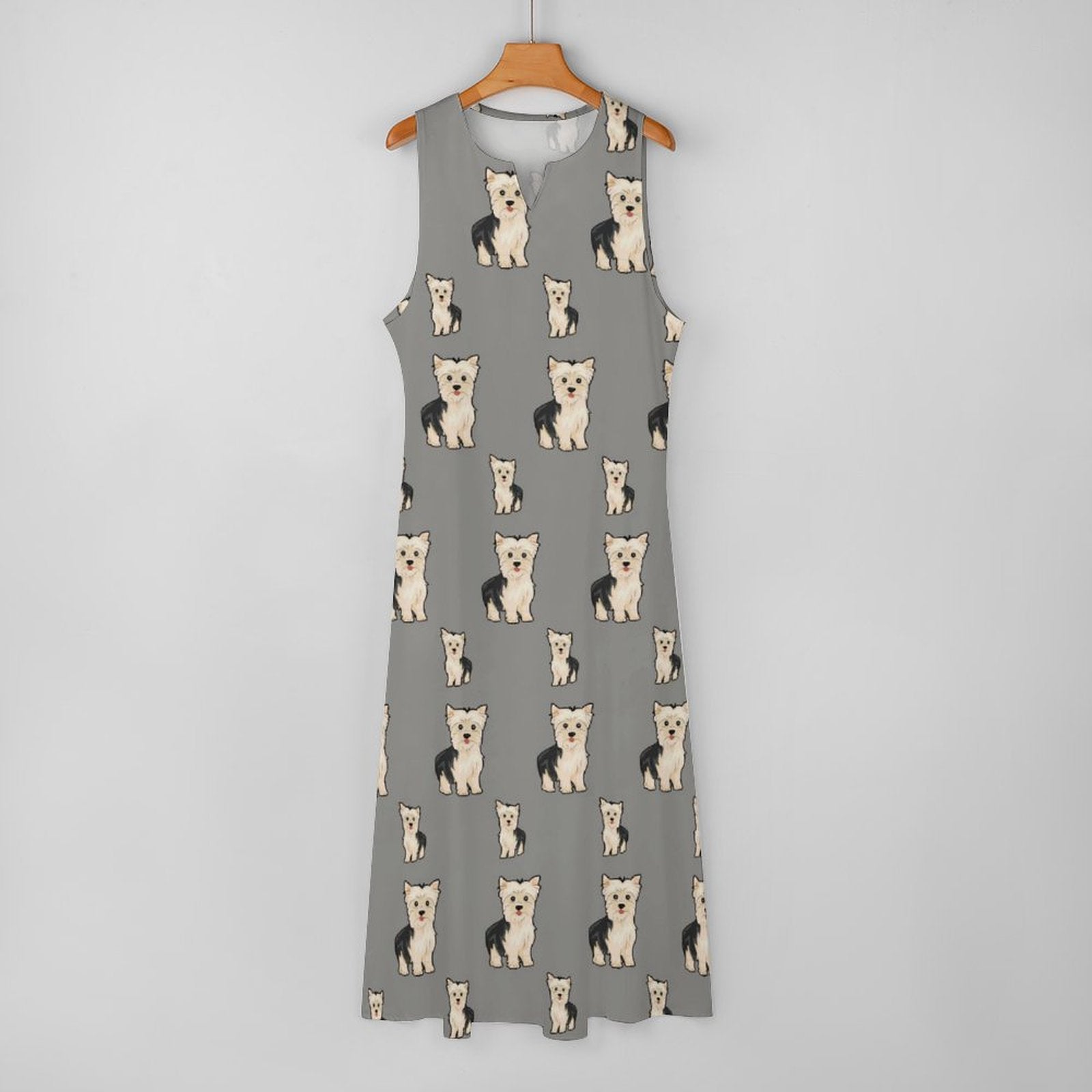 Yorkie Sleeveless Long Dress