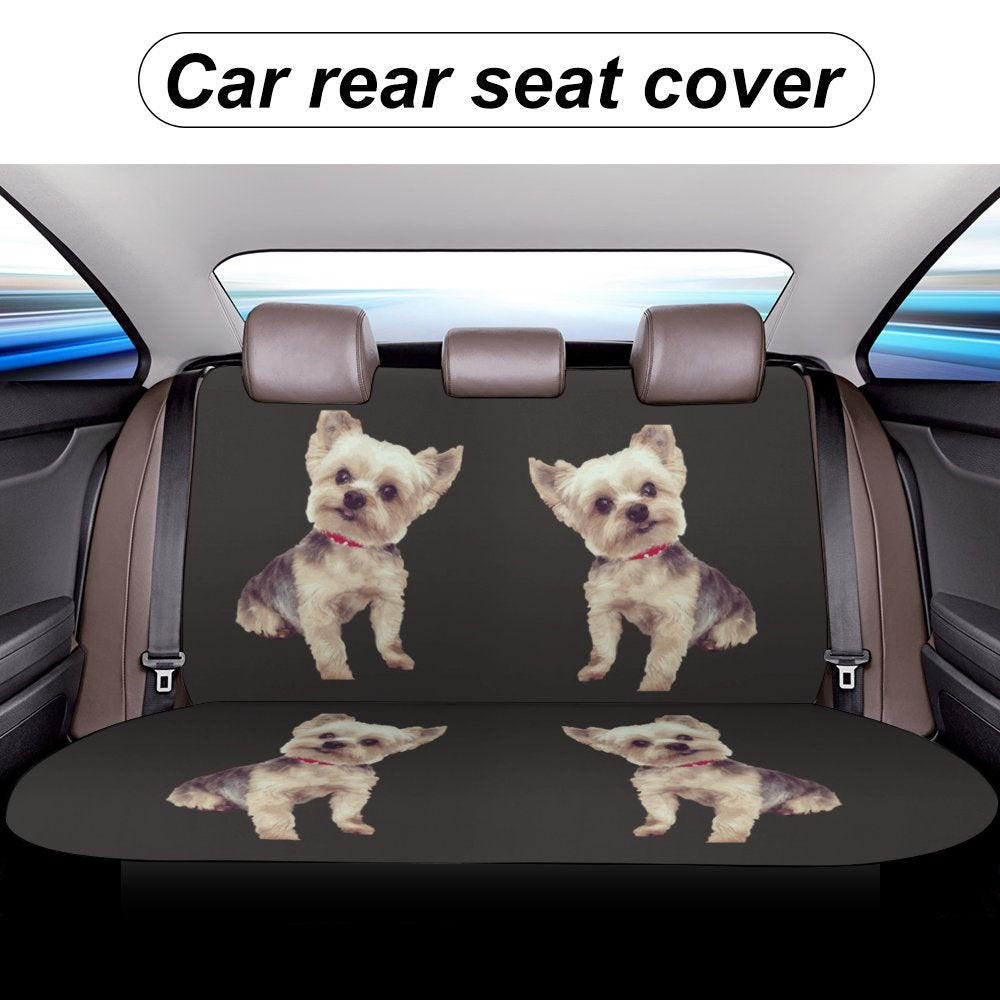 Yorkie Rear Car Seat Cover