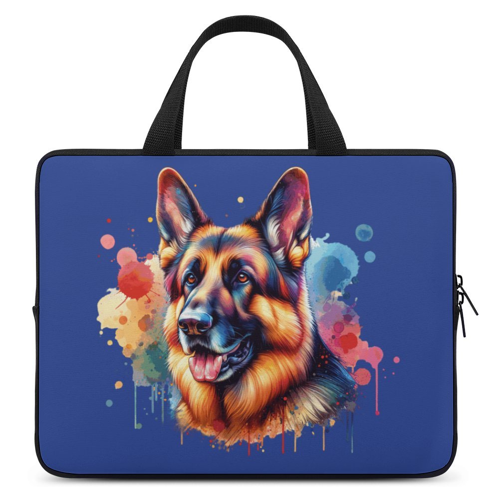 German Shepherd Laptop Sleeve (Multiple Sizes) - Watercolor