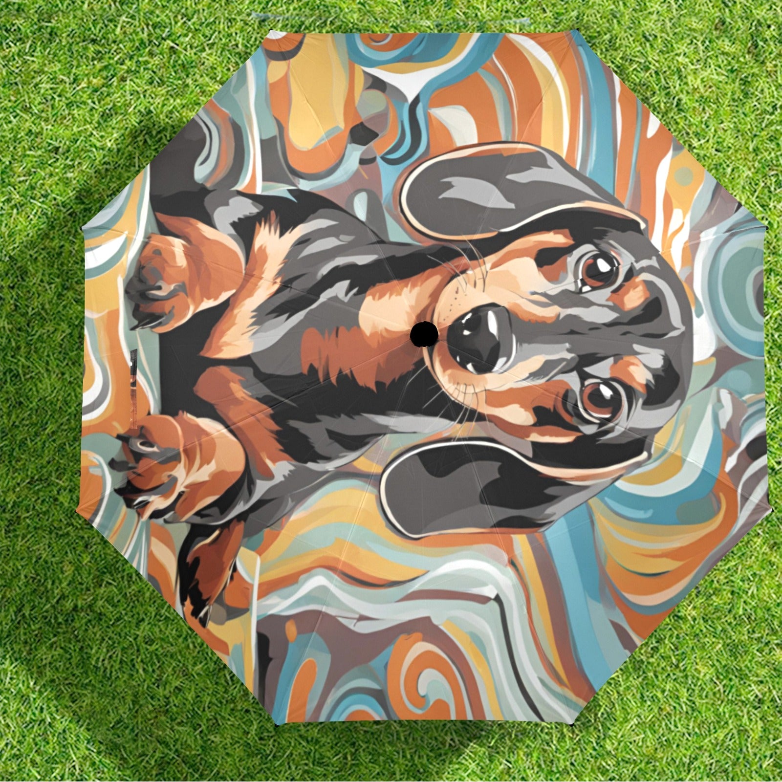 Dachshund Umbrella - Swirl